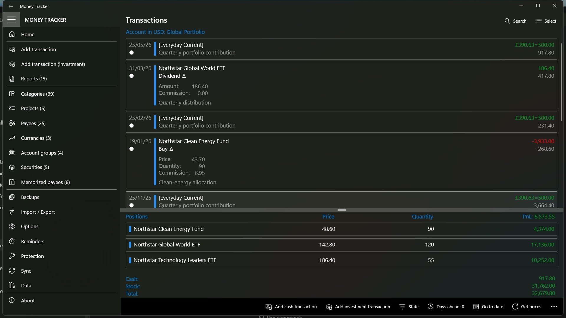 Money Tracker Infinite screenshot