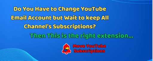 Subs-Transfer - Move YouTube Subscriptions marquee promo image