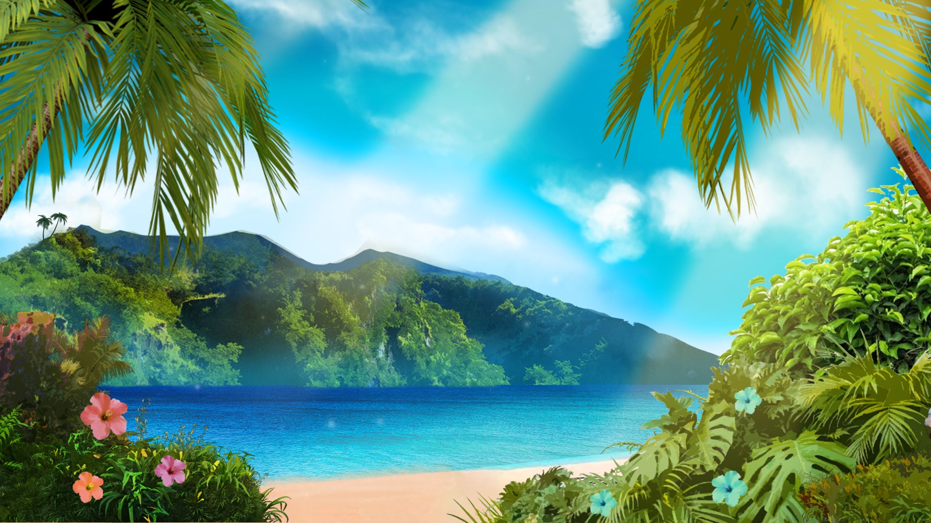 Paradise Pack 4 in 1 遊戲主視覺圖