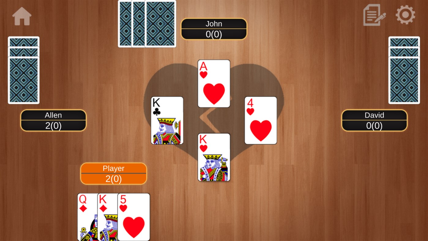 #6. Hearts Pro - No Ads (Windows) 由: Klondike Solitaire Game