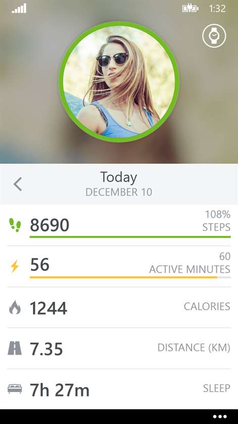 Runtastic Me Screenshots 1