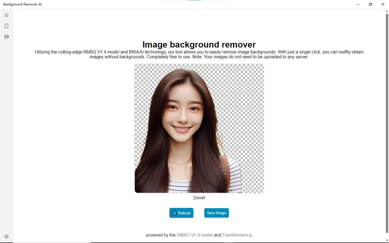 #3. Background Remover AI (Windows) Door: AI Power