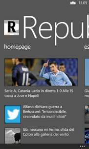 Repubblica.it News screenshot 1
