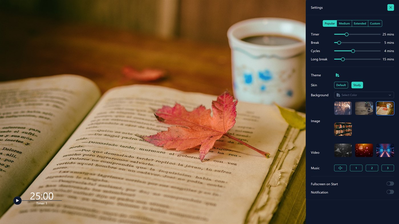 #2. Pomodoro Timer (Windows) 由: Metasoft Technology