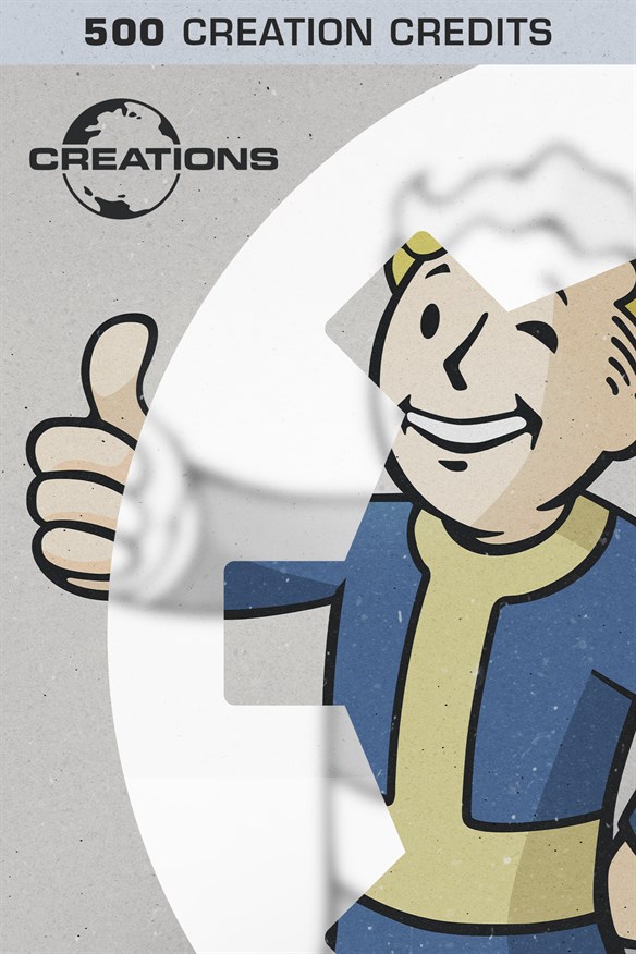 Fallout 4: 500 Creation Credits Xbox Series X|S and Xbox One cover art
