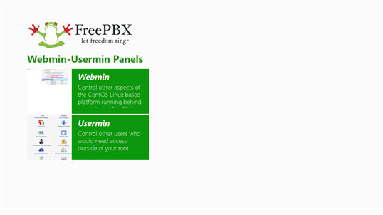 FreePBX Admin Sales Brochure Windows 8.1 screenshot 3