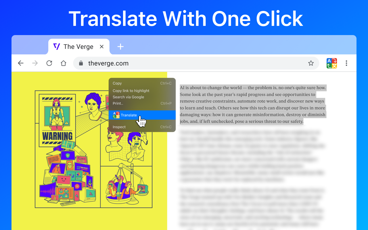 Web Translate - Online translator