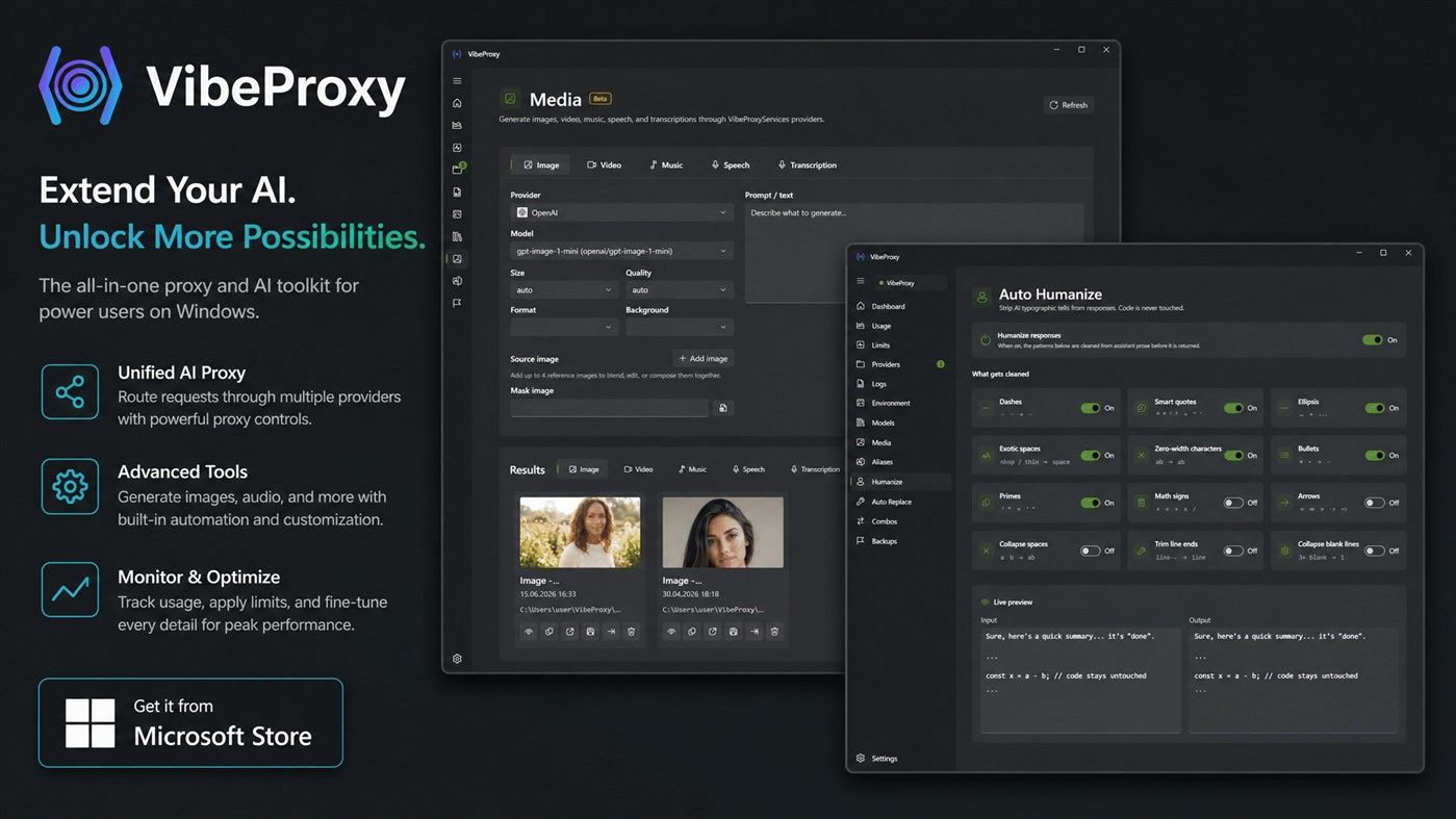 #10. VibeProxy (Windows) Av: Aʀtʋʀ Cʀɘțʋ