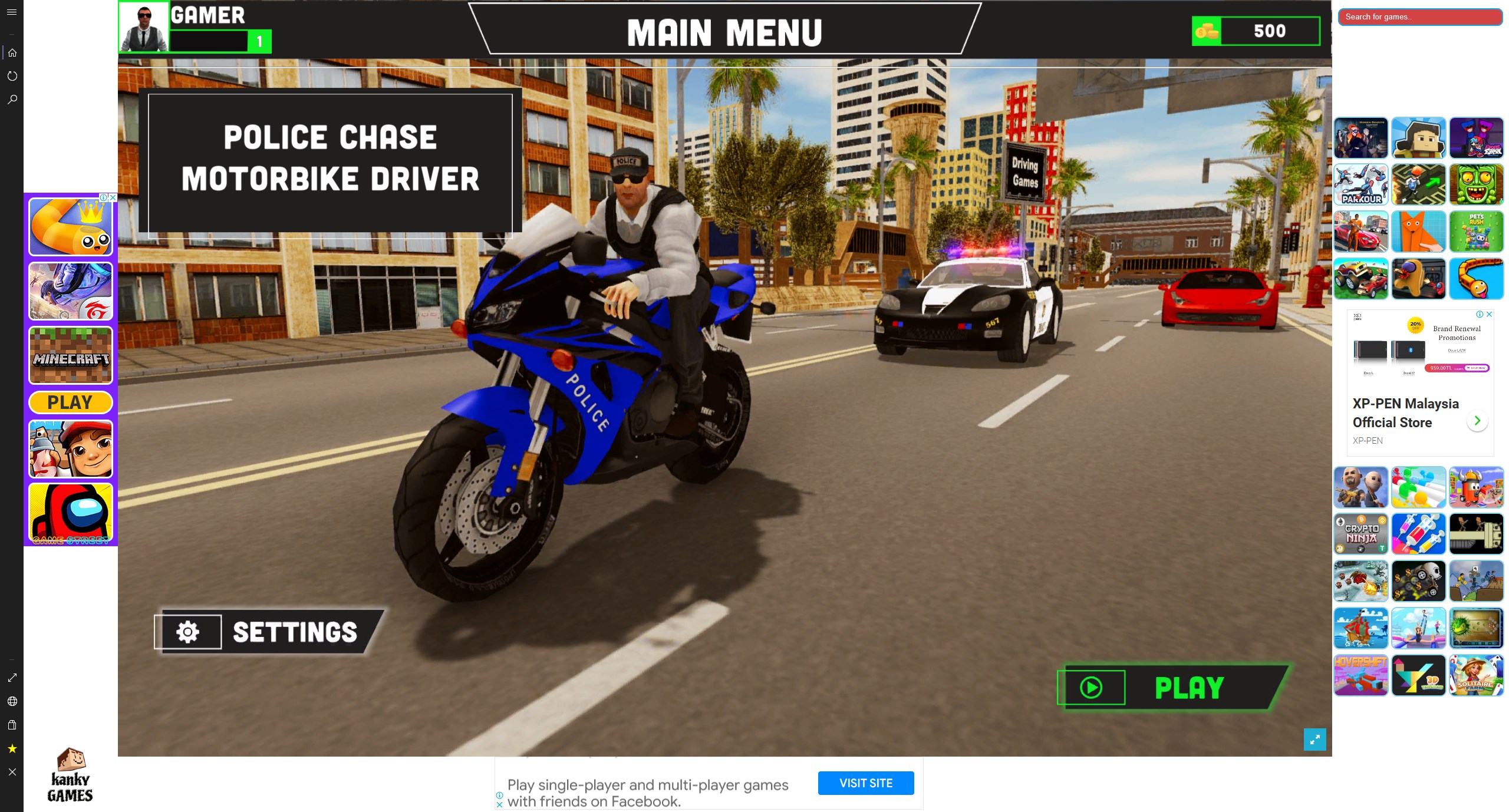 Captura 3 Police Chase Motorbike Driver Game windows