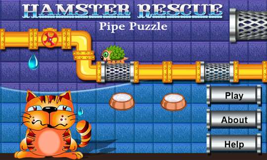 Hamster Rescue Pipe Puzzle screenshot 1