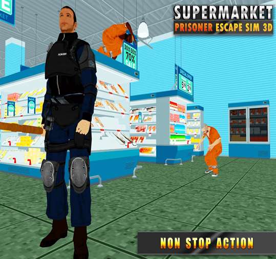 Supermarket Prisoner Escape Sim 3D screenshot 4