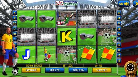 Soccer Slot Machine 3D Screenshots 1