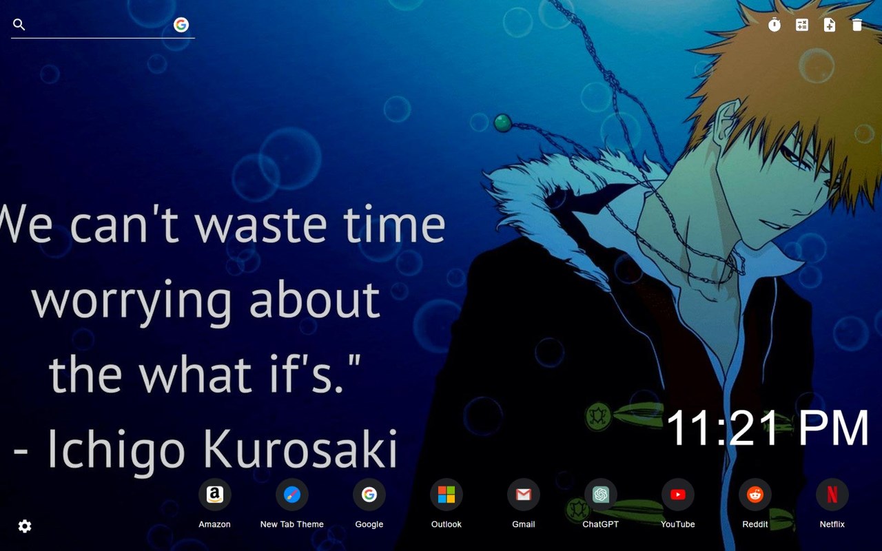 Anime Quotes Wallpaper New Tab