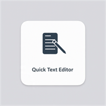 Quick Text Editor - 在Windows 上下載並安裝| Microsoft Store