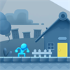 All Blue Platform Game