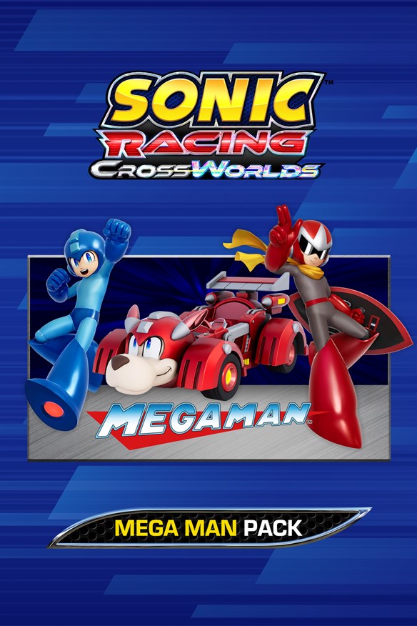 Sonic Racing: CrossWorlds - Mega Man Pack Xbox Series X|S and Xbox One cover art