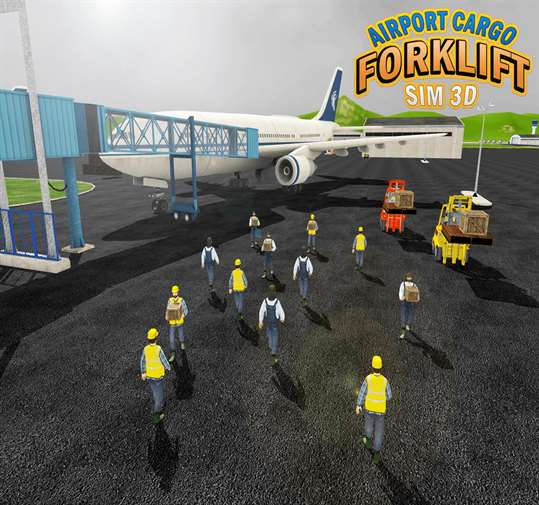 Airport Cargo Forklift Sim screenshot 2