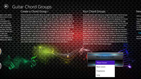 Guitar Chord Groups screenshot 2