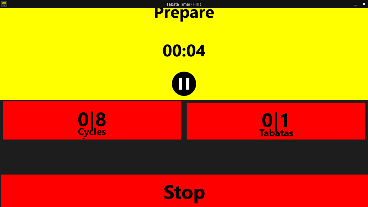 #2. Tabata Timer (HIIT) (Windows) Podle: Romandrovich Software