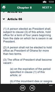 Constitution of Ghana screenshot 4