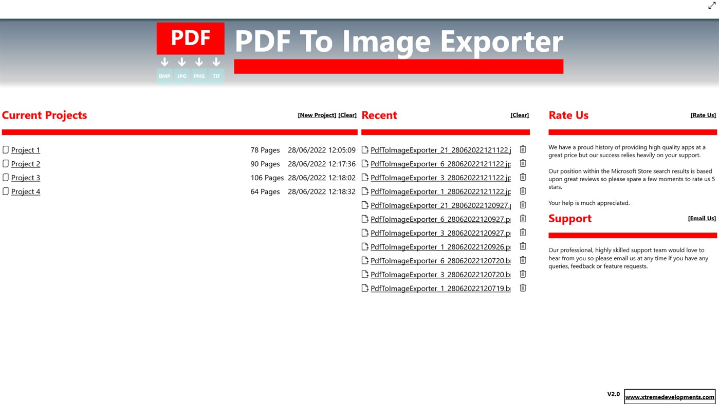 #3. PDF to Image Exporter (Windows) Tekijänä: XtremeDevelopments.com Ltd