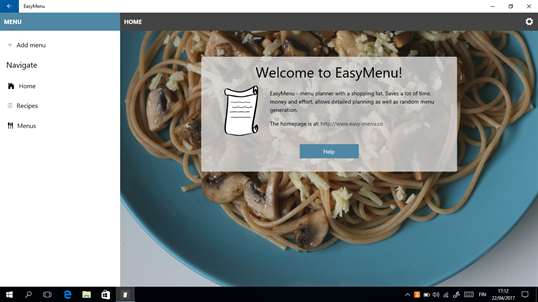 EasyMenu Balanced Meal Planner screenshot 1