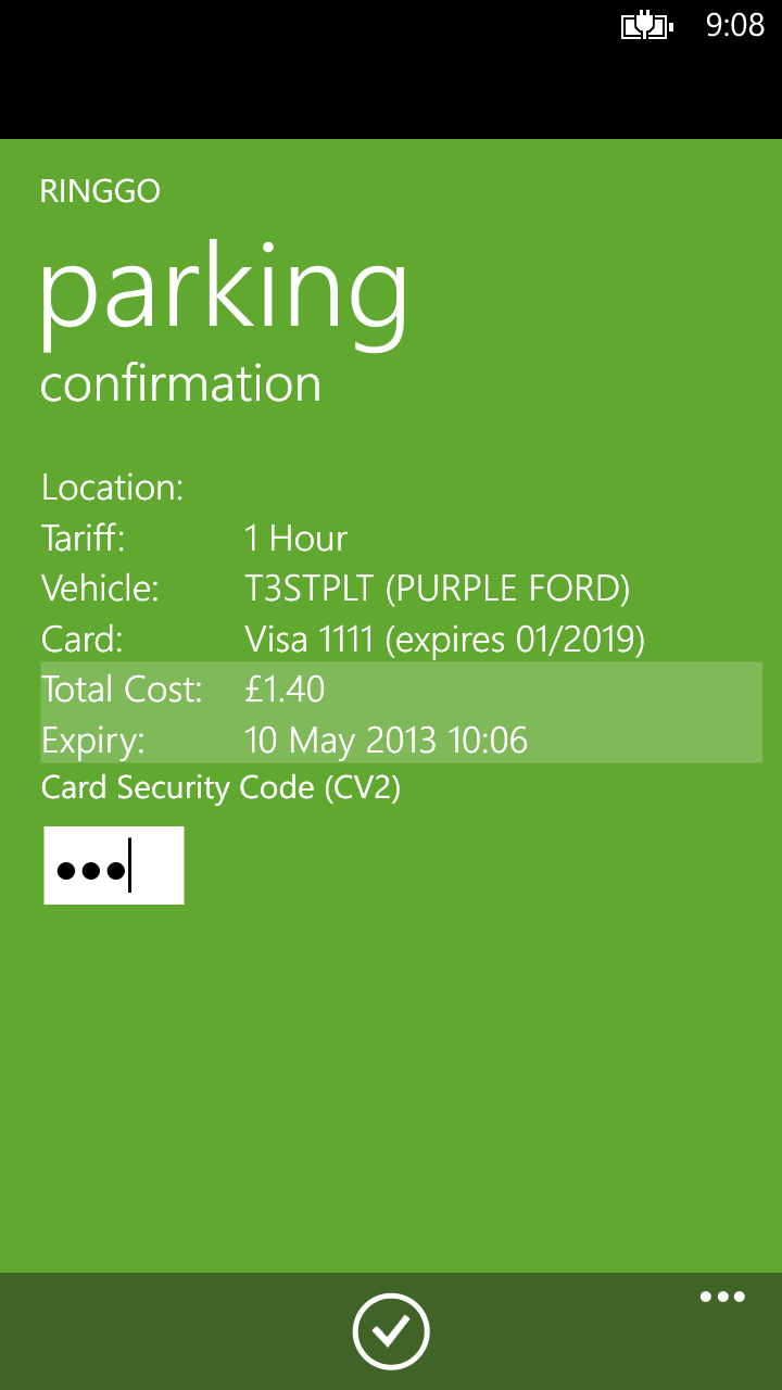 RingGo for Windows 10 Mobile