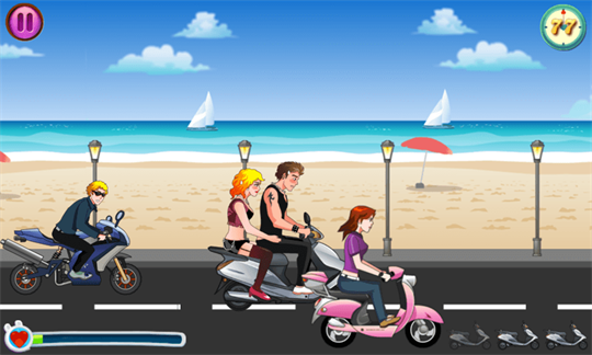 Kiss Moto Racer screenshot 3