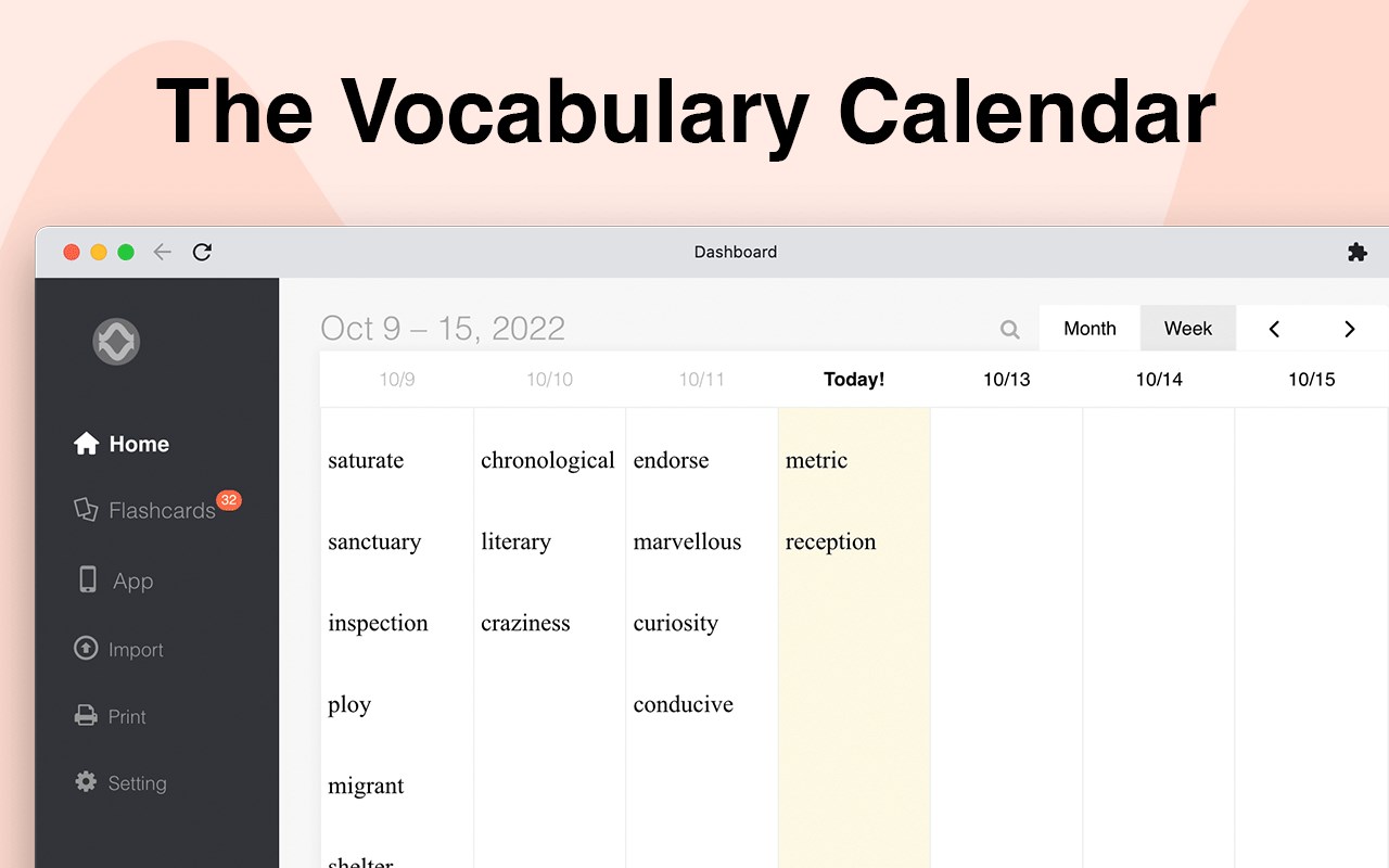 Burning Vocabulary - Learn words from reading