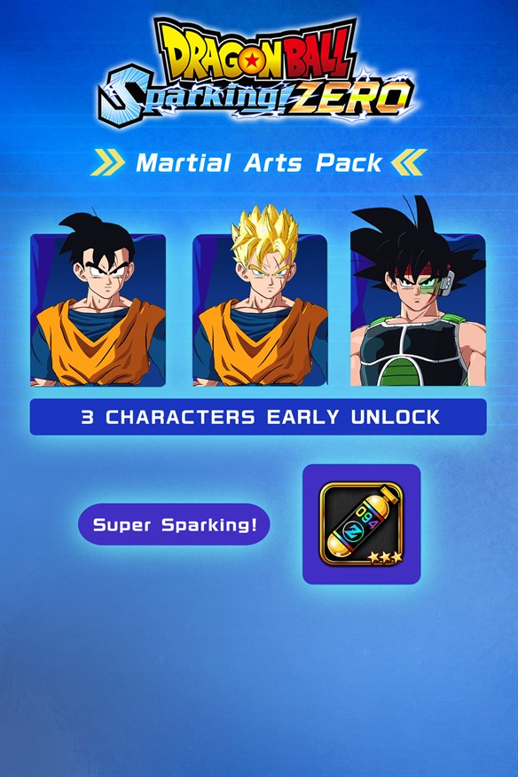 DRAGON BALL: Sparking! ZERO Martial Arts Pack Xbox Series X|S and Xbox One cover art