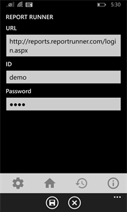 Report Runner for Windows Phone screenshot 6