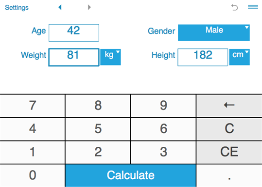 Smart BMR Calculator screenshot 3