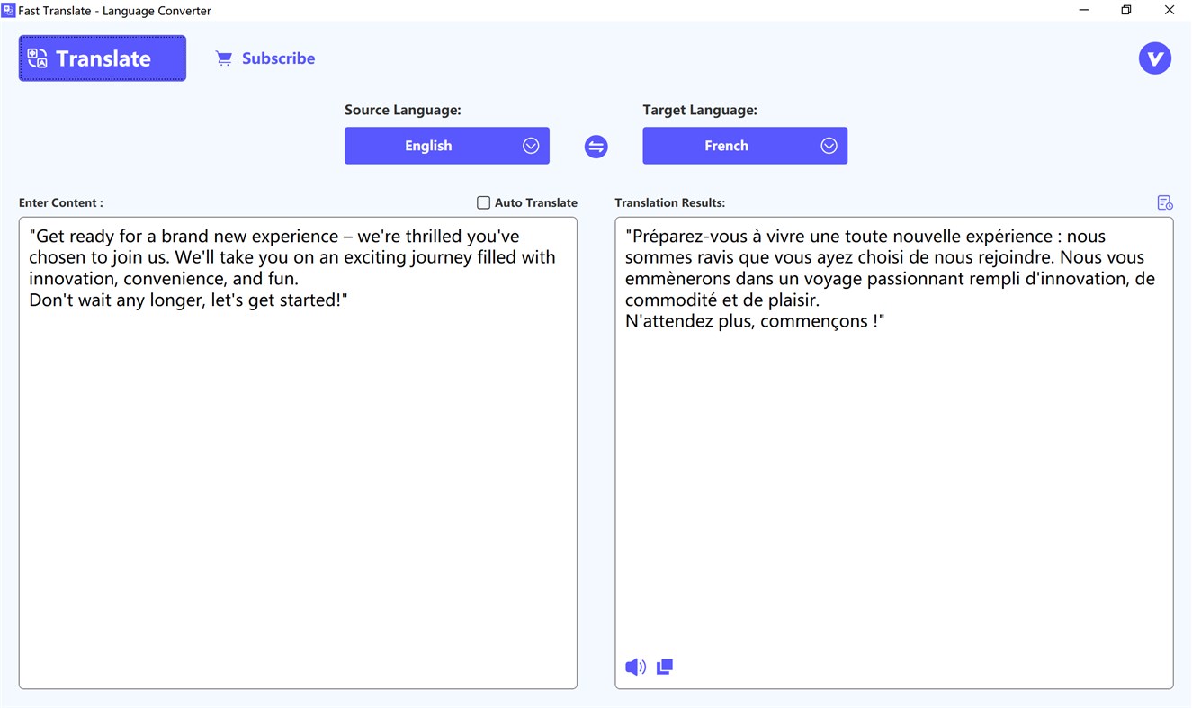 #1. Fast Translate - Language Converter (Windows) Podle: White Moonlight