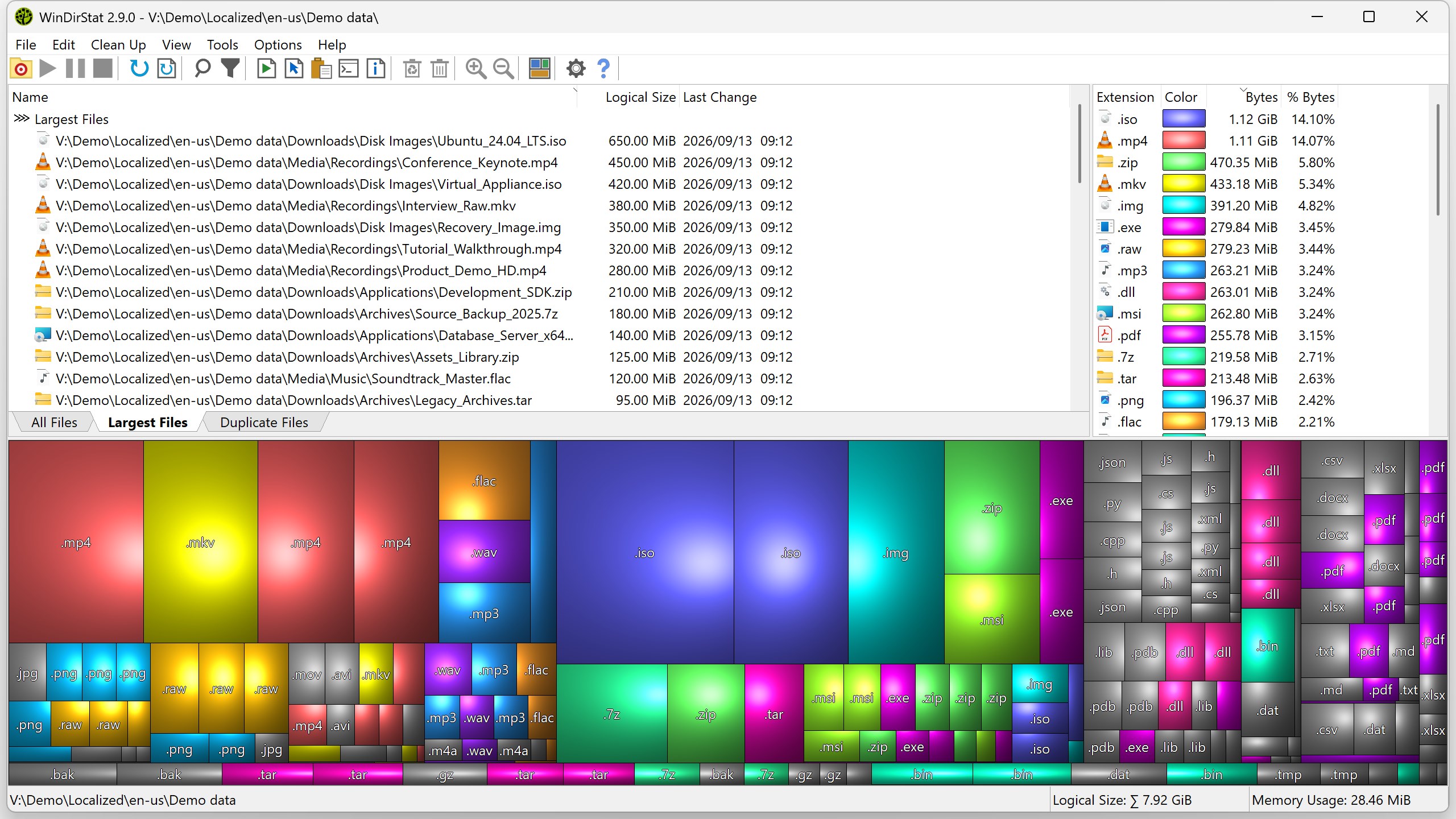 WinDirStat screenshot