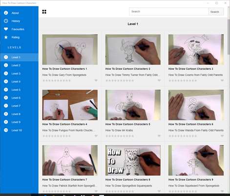 How To Draw Cartoon Characters Screenshots 1
