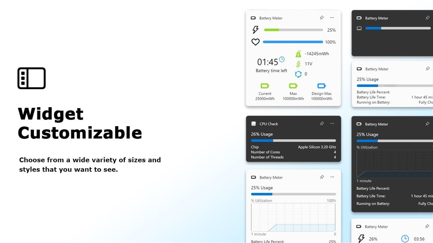 #2. Battery Meter (Windows) Tekijänä: Stefan vd