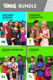 The Sims™ 4 Back to School Bundle – Usciamo Insieme!, Giardini Romantici Stuff, Serata Bowling Stuff, Fitness Stuff