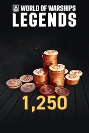 World of Warships: Legends - 1.250 Doubloons