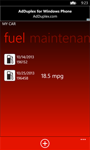 Fuel Tracker Plus screenshot 2