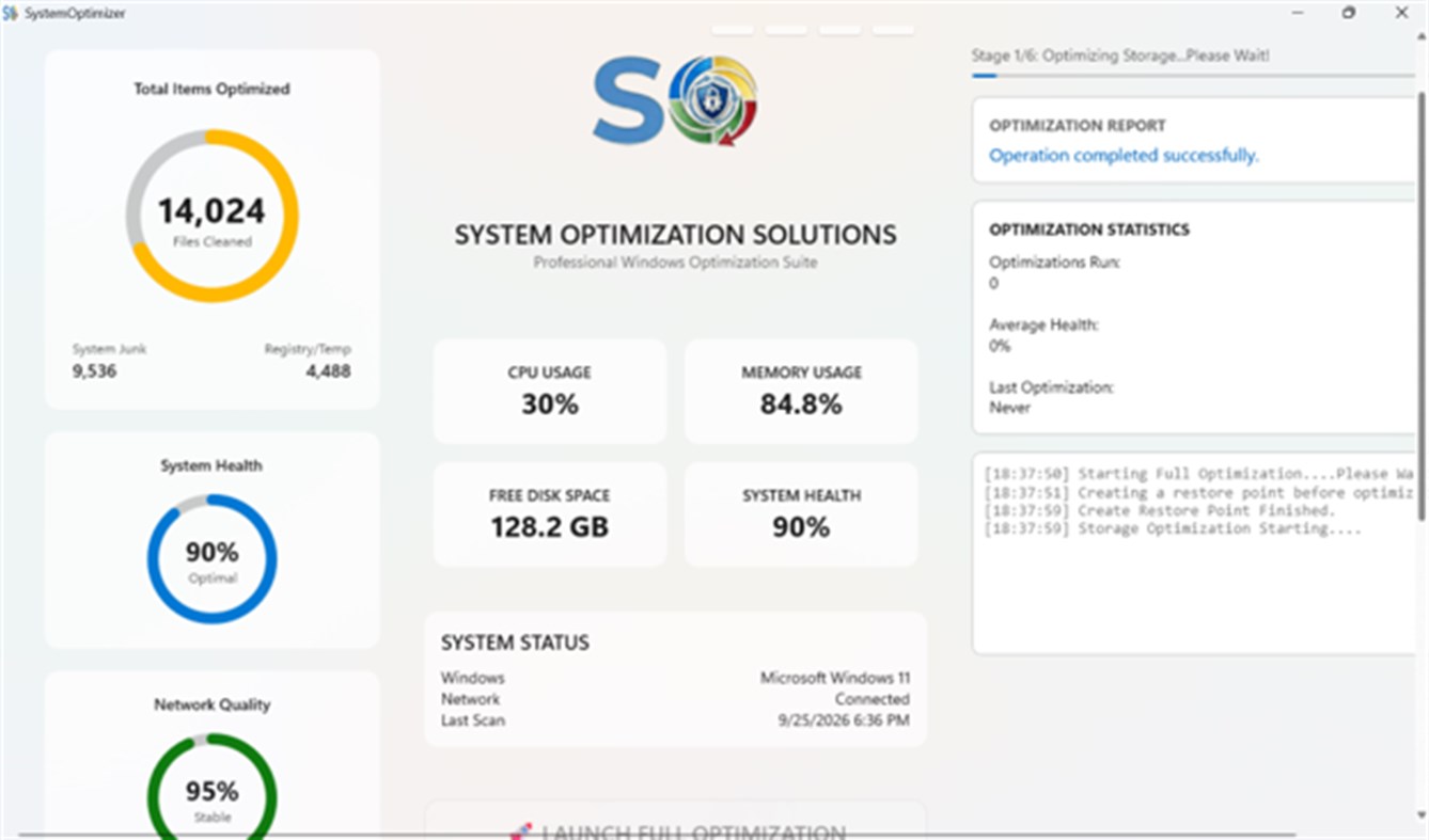 #3. SO (System Optimization) (Windows) di: AppSolutions