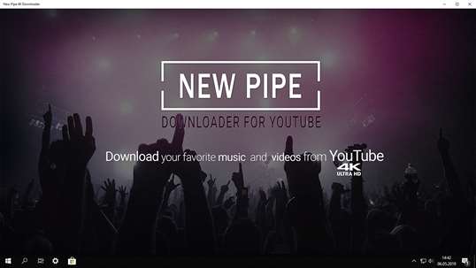 New Pipe 4K for YouTube. MP3 Converter & MP4 Video Downloader PC