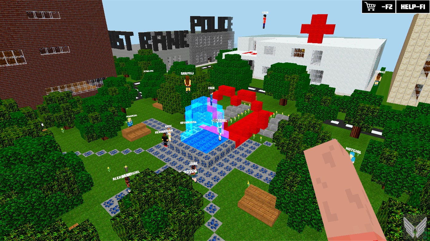 #7. World of Cubes Survival Craft (Windows) di: Solverlabs