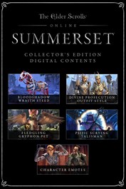 حزمة The Elder Scrolls® Online: Summerset™ Collector's Edition