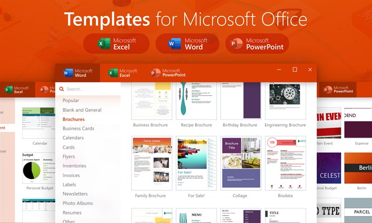 Templates for Office. - PC - (Windows)