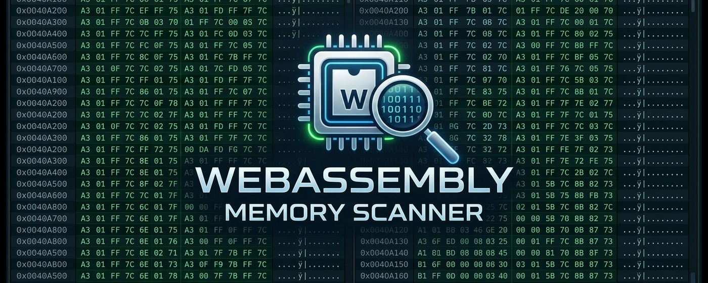 WebAssembly Memory Scanner