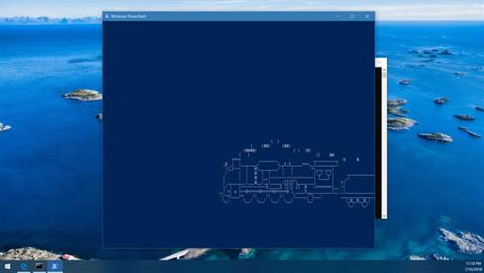 SL CLI for Windows (Steam Locomotive) screenshot 2