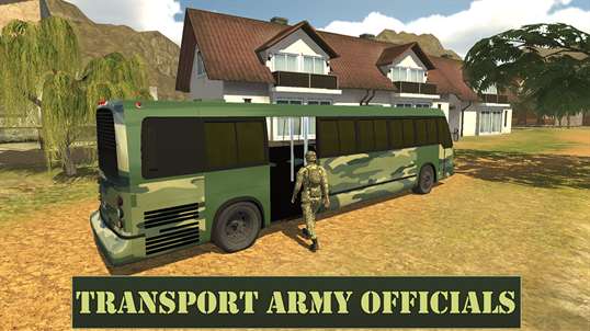 Army Transport Bus Driver 3D - Military Staff Duty screenshot 3