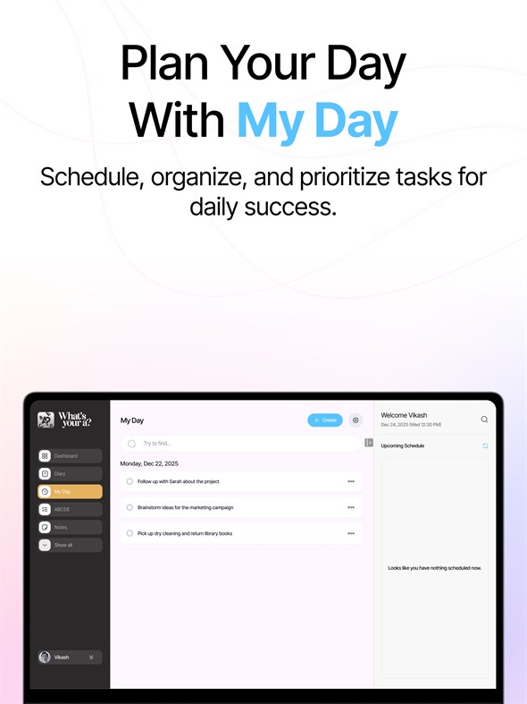 #4. What’s Your A? - Tasks, To-do (Windows) Oleh: Sparx IT Solutions Private Limited