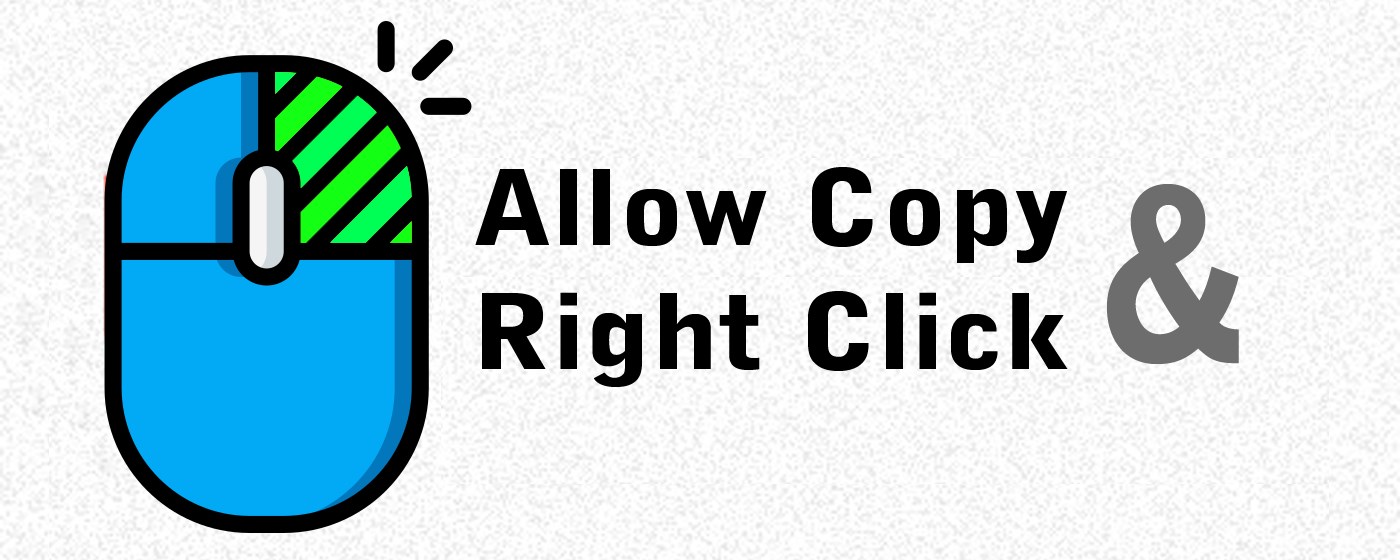 Allow Copy& Right Click marquee promo image