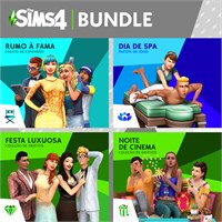 The Sims™ 4 – Bundle Vida Grandiosa ­– Rumo à Fama, Dia de Spa, Festa Luxuosa Coleção de Objetos, Noite de Cinema Coleção de Objetos